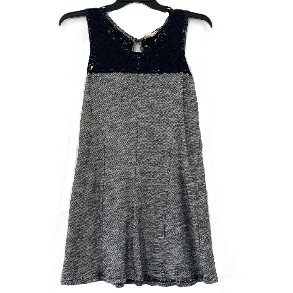 Lilka Womens Lace 100% Cotton Sleeveless Blue Dress Size Medium